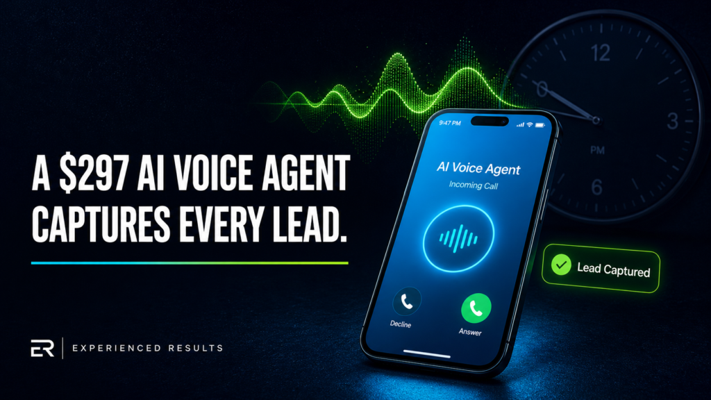 How a $297 AI Voice Agent Captures Every Lead