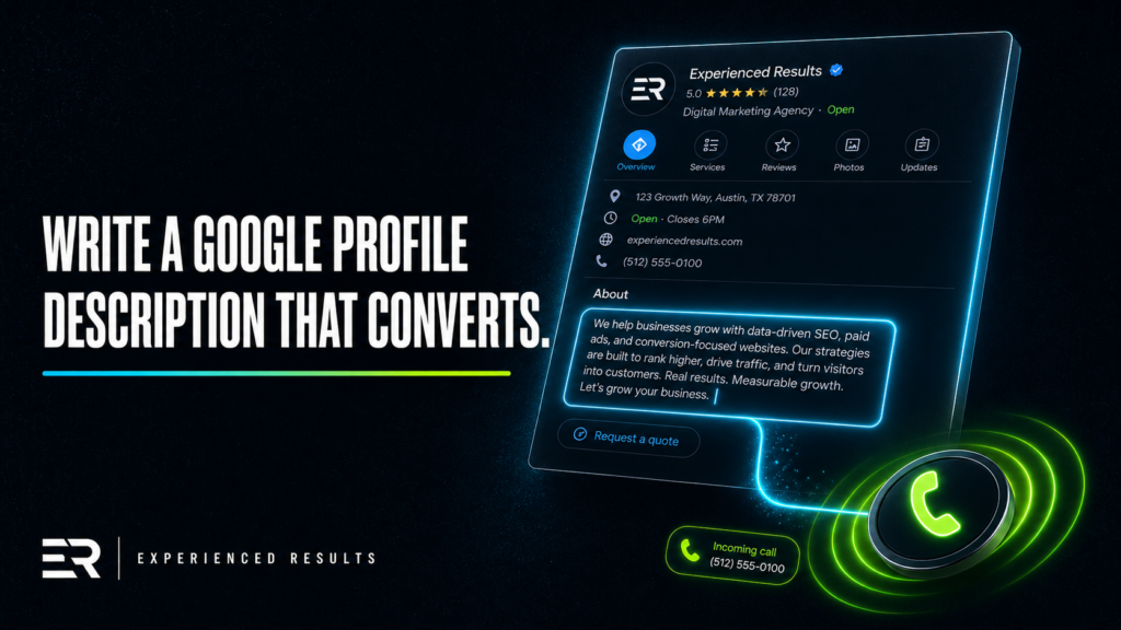 Google Business Profile Description
