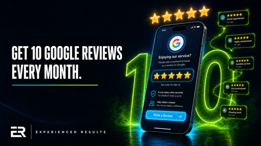 Get 10 Google Reviews a Month