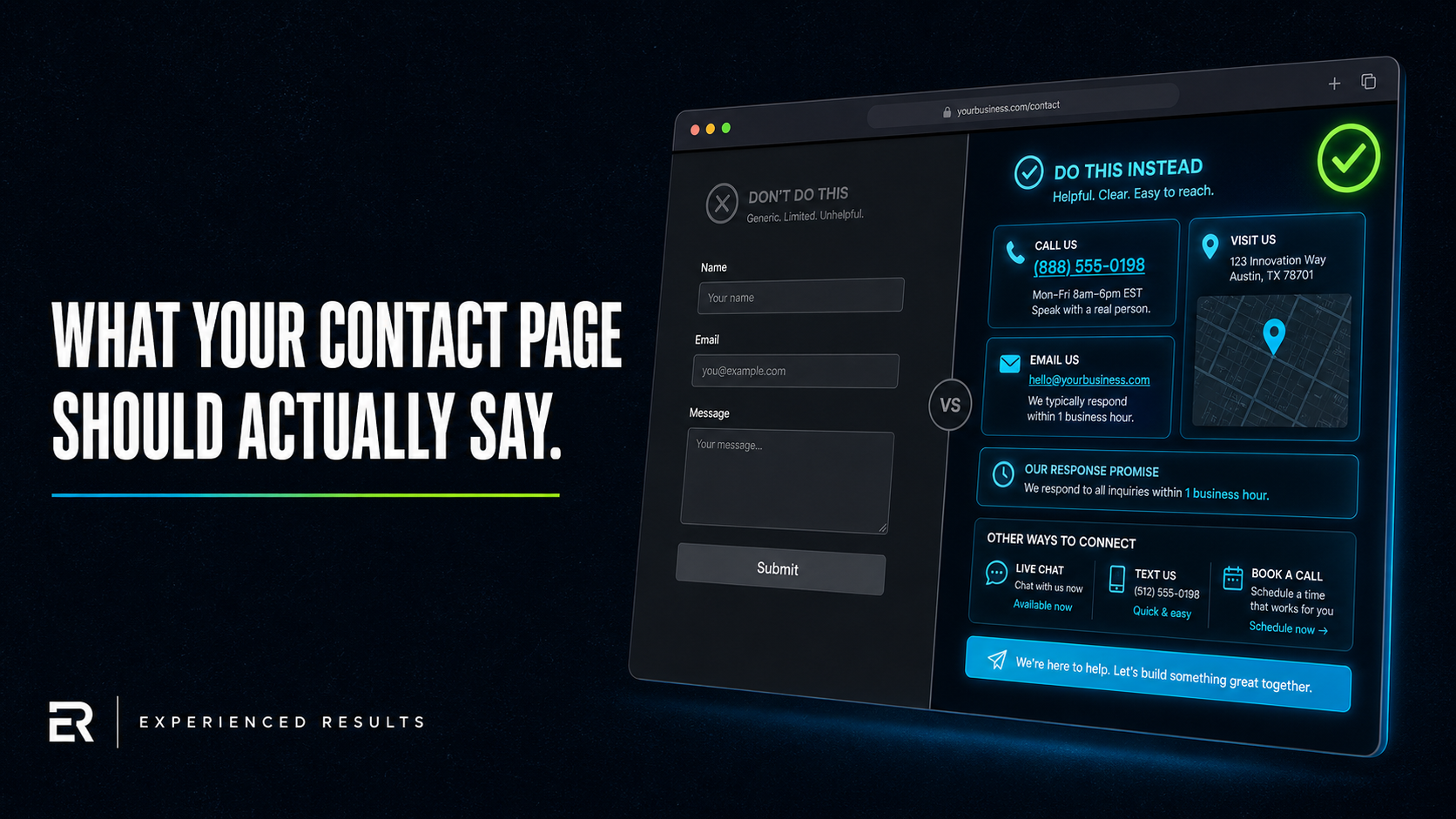 Website Contact Page